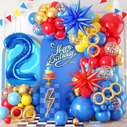 زخارف عيد الميلاد الخامسة للصبي ، والأصفر الأحمر الأزرق الأزرق الخامس ، والبالون ، والبالون ، والبالونات ، احباط النجوم ، 40 بوصة رقم 5 بالون للطفل 5 سنوات ، تخرج الطفل من دش الطفل in Kuwait