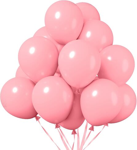 50PCS 5in Pink & Rainbow Matte Latex Balloons - Happy Birthday Arch & Garland Kit in Saudi Arabia