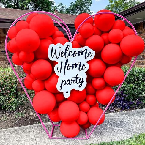 50PCS 5in Pink & Rainbow Matte Latex Balloons - Happy Birthday Arch & Garland Kit in Kuwait