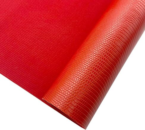 Dark Red Lizard Pattern Faux Leather Roll 16"x54"(40cmX135cm) Embossed Animal Textured Pu Leather Fabric for Leathercrafts Earrings, Bows, Handbags, Sewing Crafts in Saudi Arabia