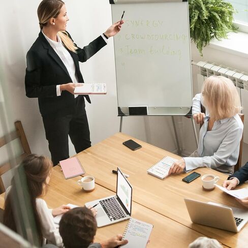 كمبيوتر محمول لقاء Emshoi لمنظمة العمل - دفتر مخطط العمل مع عناصر العمل ، ومشاريع أعمال الأعمال التجارية ، واللوازم المكتبية للرجال والنساء - 140 صفحة ، A5 (6.1 "x8.27") PINK in Kuwait