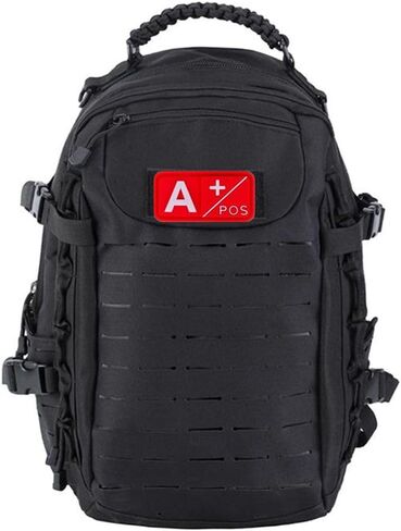 3 PCS Blood Type Patch Kit Positive, Tactical Type Positive 3D PVC Rubber Fastener Patch, 2 X 1 Inch Size (O) in Kuwait