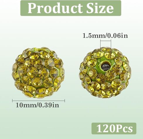 SUNNYCLUE 1 Box 120Pcs Dark Blue Rhinestone Beads Disco Ball Bead Bulk 10mm Polymer Clay Glass Mini Pave Round Charms Crystal Diamond Gems Pen Bead for Jewelry Making DIY Necklace Bracelet Crafts in Saudi Arabia