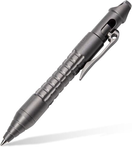 TACRAY Titanium Bolt Action Mini Pen, Pocket Size EDC Pen, Mini Keychain Pen, Small Lanyard Clip Pen with Short-sized LAMY Brand Refill in Kuwait