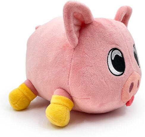 Youtooz Piggy Plush Boots Stickie 6" Inch, Super Soft Piggy Made from 100% PP-Cotton Plush Collection in Saudi Arabia