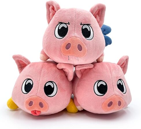 Youtooz Piggy Plush Boots Stickie 6" Inch, Super Soft Piggy Made from 100% PP-Cotton Plush Collection in Saudi Arabia