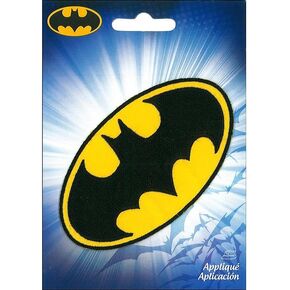 Simplicity Applique Iron On Sm App Superhero Batman Logo 4"
