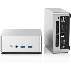 GD70 Mini PC Intel Core i7-12650H 10C/16T, Desktop PC 32GB RAM 1TB PCIe4.0 SSD, Mini Computers 4K Triple Display HDMI+USB-C+DP, 2.5Gbps LAN, 5X USB Ports, WiFi6E, BT5.2, HDD Slot, Home/Office