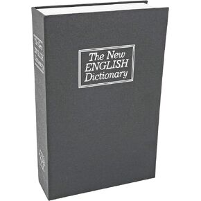 Southern Homewares Small New English Dictionary Hidden Secret Diversion Lock Box Red Book Safe