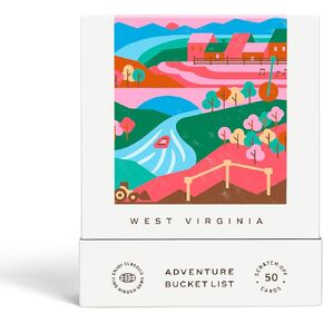 West Virginia Adventure Bucket List: 50 Scratch-Off Cards for Outdoor Activities, Tourist Attractions, and Road Trips - Perfect Travel Gift and Guide for Exploring West Virginia