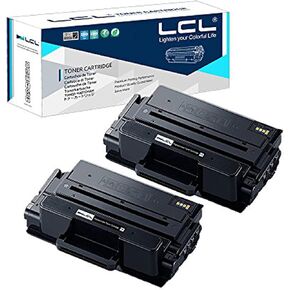 استبدال خرطوشة الحبر المتوافقة مع LCL لـ Samsung MLT-D203E 10000Pages SL-M3820 M3820ND M3820DW M4020ND M3870FD M3870FW M4070FR M4072 M4072FD (2-Pack Black)