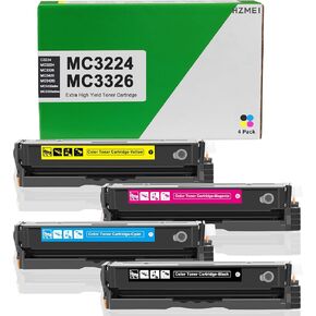 MC3224 MC3326 Toner Cartridge High Yield C3210K0 C3210C0 C3210M0 C3210Y0 Toner Replacement for Lexmark C3224 MC3224 MC3326 MC3426 MC3426i MC3426adw MC3326adwe Series Printer