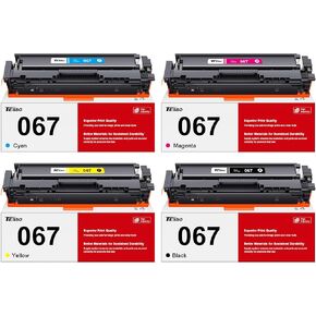 Canon 067 Toner Toner Cartridge Set Presponse for Canon 067 متوافق مع Canon Color ImageClass MF656CDW LBP632CDW MF654CDW MF653CDW LBP633CDW | 4 حزمة ل Canon Cartridge 067 Toner