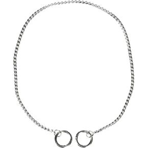 Guardian Gear X-Fine Chrome Snake-Chain Dog Collar, 16"