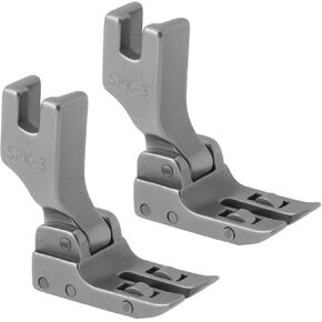 2pcs دبابيس آلة الخياطة الصناعية SPK-3 من نوع الإبزيم الصلب عالي المقبض أقدام كويسر أقدام متوافقة مع المغني المتوافقة مع آلة الخياطة الصناعية Juki