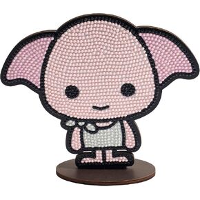 DIAMOND ART CLUB Sparkle Pals™ - Dobby, Diamond Painting Kit, Fun DIY Crafts for Adults, Diamond Art Craft for Beginners, 6.7" x 5.7" (Pack of 1)