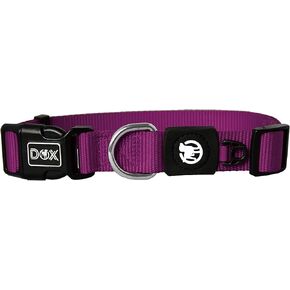 DDOXX NYLON COG COLLAR - كلاب الياقات القوية والقابلة للتعديل - M (الأحمر) ، طوق الكلب الأليفة التوت in Kuwait