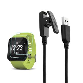 JIUJOJA for Garmin Approach s20/Approach G10 Charger Data Cable,3.93ft Length Cable Replacement Charging Clip for Forerunner 35/230 /235/630 /30//645 Music/735XT0 Golf Smart Watch