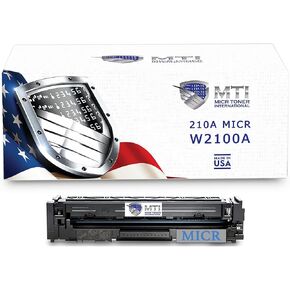 210A MICR Toner W2100A Magnetic Ink Modified for Check Printing by MTI Using a New OEM Cartridge from HP Color Laser Pro 4201 4201DN 4201DW MFP 4301 4301FDN 4301FDW