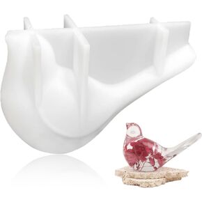 قوالب Brbasap Bird 3D Silicone Animal Resin Resin Moulds فريدة من نوعها طيور الصب للحرف الفنية الحرف الخرسانية الجدار الشنق