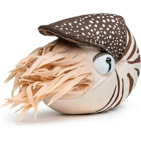 Nautilus Stuffed Animal, Realistic Nautilus Plush Toy, Lifelike 8 Inch Nautilus Toy, Stuffed Cuddly Soft Sea Creatures Nautilus Model Plush Toy, Gift Collection for Kids