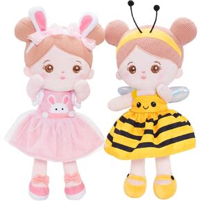 Ouozzz Soft Baby Doll for Girls - Doll First Baby Doll Plush Rag Doll Sleeping Cuddle Buddy Doll