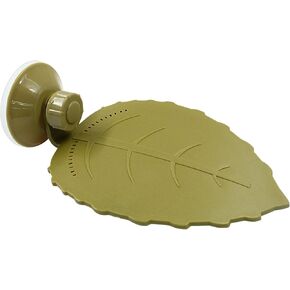 Leaf Shape Turtle Basking Platform, Tortoise Basking Platform Turtle Terrace with Suction Cup, Small Turtle Tank Decor for Turtle Reptile Animals（1Pc）