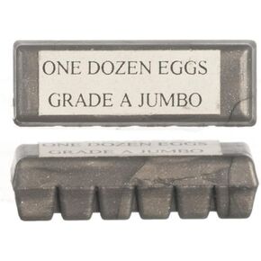 1:12 Scale 2 Pc Egg Cartons Set #Fa54112