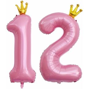 40 Inch Number 15 Balloons Pink, 15th Birthday Decorations for Girls, 15th Birthday Anniversary Party Decor Supplies. (Pink 15)