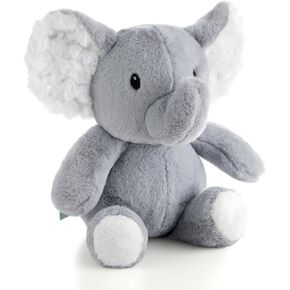 The Peanutshell Plush Animal Elephant Toy - Nursery Decor Toys for Baby Boy or Girl, 0-24 Months Infant Toddler and Baby Toys
