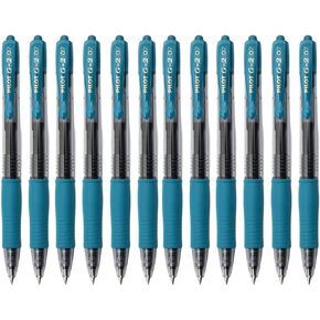 Pilot G2 Premium Rollable و Rolling Ball Rolling Als ، نقطة غرامة 0.7 ملم ، Teal ، عشرات