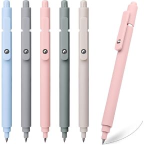 Gel Pen Black 0.5mm Fine Point Retractable Ink Pens Office School Supplies for Women (10pcs Morandi&Vintage)