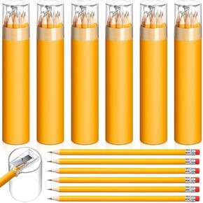 أقلام الرصاص المغطاة بـ Wood #2 HB مع ممحاة و SHAPENER HB Pre-sharpened Half Half Pencils Bulk for Kids School School School School School Supplies Golf Event Party Forms (24)