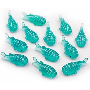 التماثيل المصغرة في Suartus Whale - 30pcs راتنجات الحوت المصغرة ، وحيوانات محيطات صغيرة ، وحيوانات المحيطات ، وملحقات ، زخرفة للمنظر الطبيعي للمناظر الطبيعية تيراريوم ديكور ديي كرافير