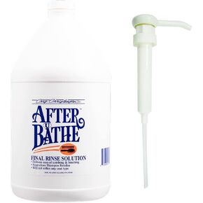 Chris Christensen Gallon Liquid and Gallon Pump Supendle- بعد محلول شطف Final Final ، يضيف الرطوبة والمرونة ، لا شمع/زيوت + موزع مضخة غالون ، لا يمكن للتصوير بسهولة ، لا فوضى