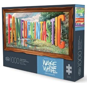 Fred Shitshow الأصلي بواسطة Wayne White ، لغز 500 قطعة ، متعدد الألوان (5280376) in Kuwait