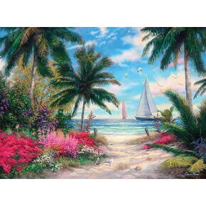 Buffalo Games - Chuck Pinson - Sea Breeze Trail - 1000 Piece Jigsaw Puzzle for Adults - Challenging Puzzle Perfect for Game Nights - Finished Size is 26.75 x 19.75