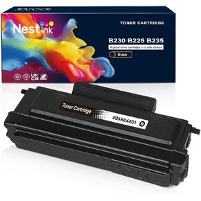 B230 B225 B235 Black Toner Cartridge 6,000 Pages High Capacity Black 1-Pack Compatible 006R04400 006R04401 Toner Cartridge Replacement for Xerox B230 B225 B235 Printer