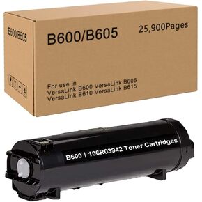 Versalink B600 خرطوشة الحبر 106R03942 بديل متوافق مع Versalink B605 Toner 106R03940 106R03944 لـ Xerox B600 B605 B610 B615 (1 أسود ، عائد مرتفع)