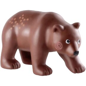 Haba Little Friends Brown Bear - لعبة حيوانات بلاستيكية مكتنزة شخصية