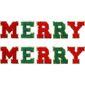 Jongdari 2.2 Inch Self Adhesive Chenille Letter Patches, Varsity Fuzzy Glitter Alphabet for Backpacks Bags Fabric Clothes Hats (Hair & 2 Random Patches)
