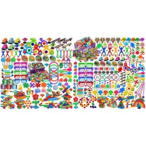 Amy&Benton 400PCS+500PCS Carnival Prizes Pinata Filler for Kids Party Favor Bags Birthday Toddler Small Toys Goodie Bags Stuffers for Kids Treasure Box Toys for Classroom Gift Bag Stuffers Small Prize