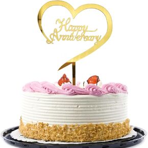 Happy Queen Cake Topper Anmvery Anniversary Cake Toppers Custom Topper Topper Gold Acrylic Cake Toppers Acrylic Custer