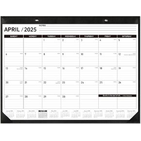 تقويم مكتب 2024-2025 - تقويم مكتب كبير 2024-2025، 22 بوصة × 17 بوصة، MAR. 2024 – يونيو. 2025، 16 تقويمًا شهريًا للمكتب/الحائط 2 في 1، تقويم مكتبي كبير مع ورق سميك + واقي زاوية + وسادة مكتب + كتل كبيرة مسطرة