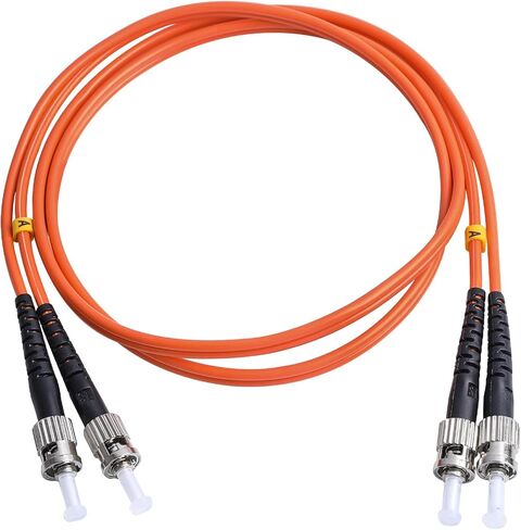 ST to ST Fiber Patch Cable, 3M (9.84ft) Multimode Duplex 50/125um OM2 LSZH Fiber Jumper- ST ST Fiber Patch Cords in Kuwait