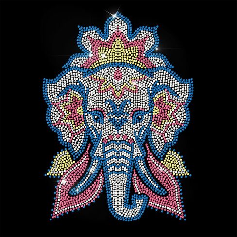 Summer Rhinestone Iron on Transfer Sea Turtles Bling Diamond Hotfix Patches for Clothes, 11.6"x8.2" Large Blue Iron On Sequin Applique for Jeans Jacket Caps Bag T-Shirts Shoes DIY Decor in Saudi Arabia