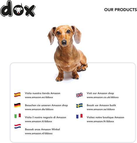 DDOXX NYLON COG COLLAR - كلاب الياقات القوية والقابلة للتعديل - M (الأحمر) ، طوق الكلب الأليفة التوت in Kuwait