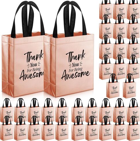 36 Pcs Thank You Reusable Gift Bags Employee Appreciation Gift Bags Thank You for Being Awesome Team Appreciation Gift for Employee Appreciation Teacher Student Coworker Secretary Assistant in Saudi Arabia