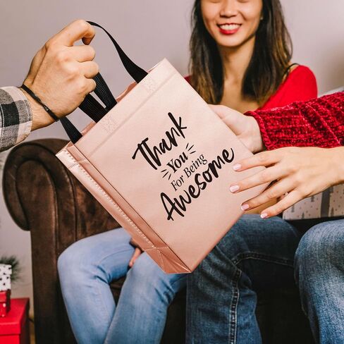 36 Pcs Thank You Reusable Gift Bags Employee Appreciation Gift Bags Thank You for Being Awesome Team Appreciation Gift for Employee Appreciation Teacher Student Coworker Secretary Assistant in Saudi Arabia