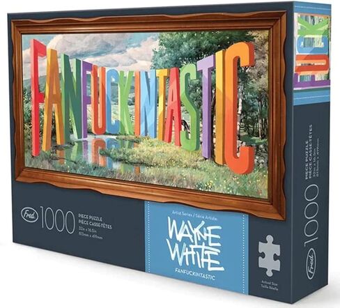 Fred Shitshow الأصلي بواسطة Wayne White ، لغز 500 قطعة ، متعدد الألوان (5280376) in Kuwait